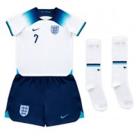 England Jack Grealish #7 Hjemmebanesæt Børn VM 2022 Kortærmet (+ Korte bukser)
